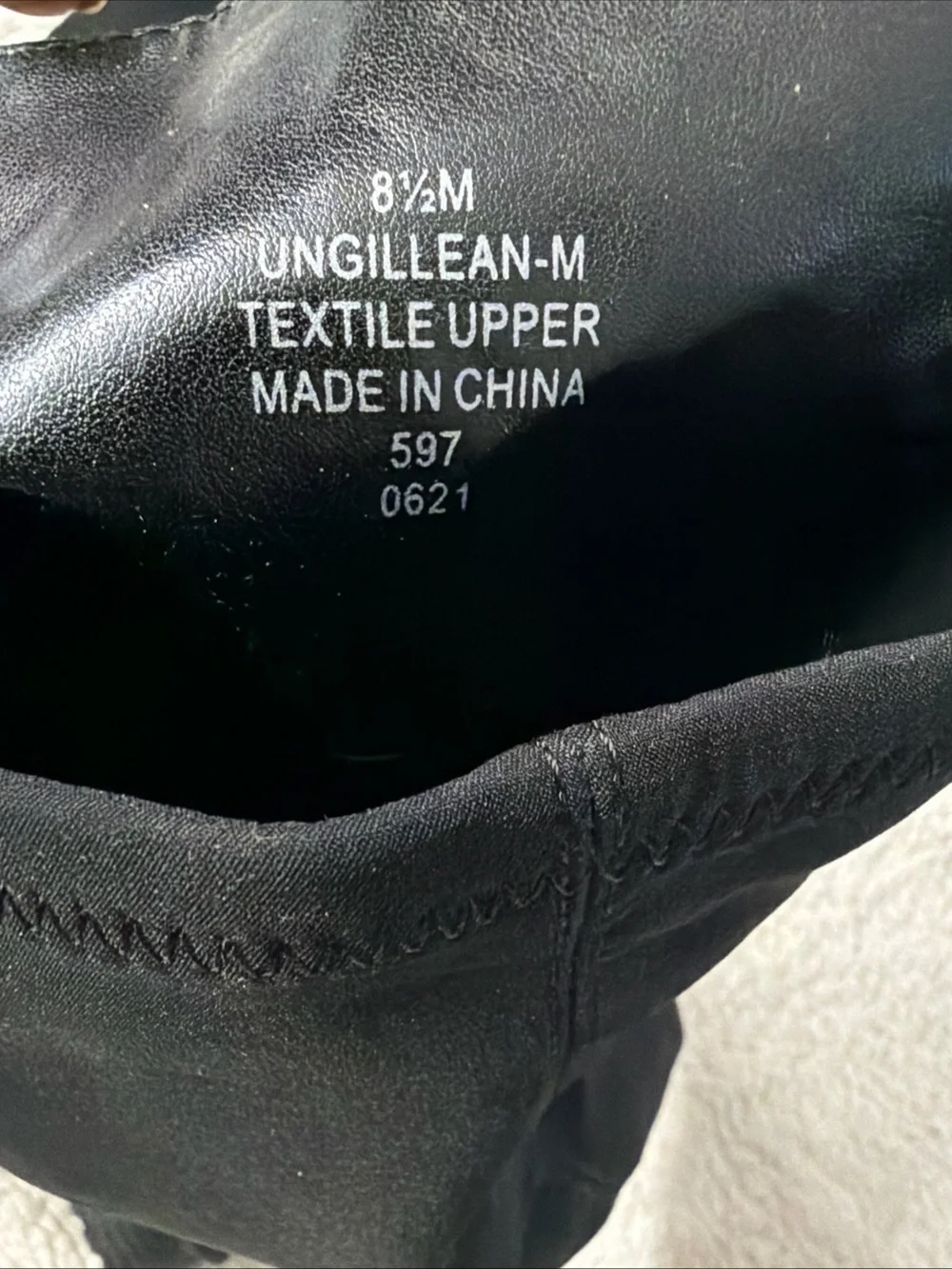 Ungillean 8.5M Classic Black Knee-High Women's Boots